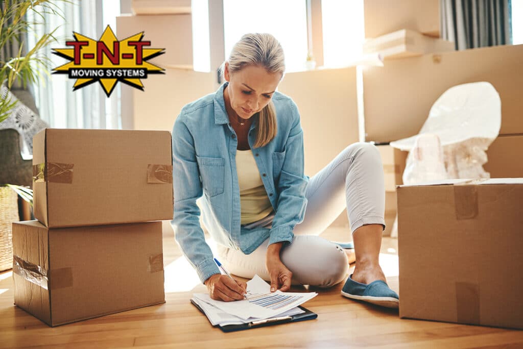 Moving Check List - Get Ready To Go with T-N-T Moving Systems